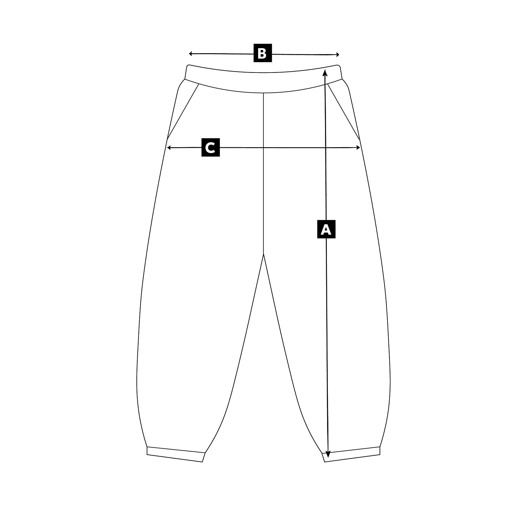 size chart premium vintage hoodie