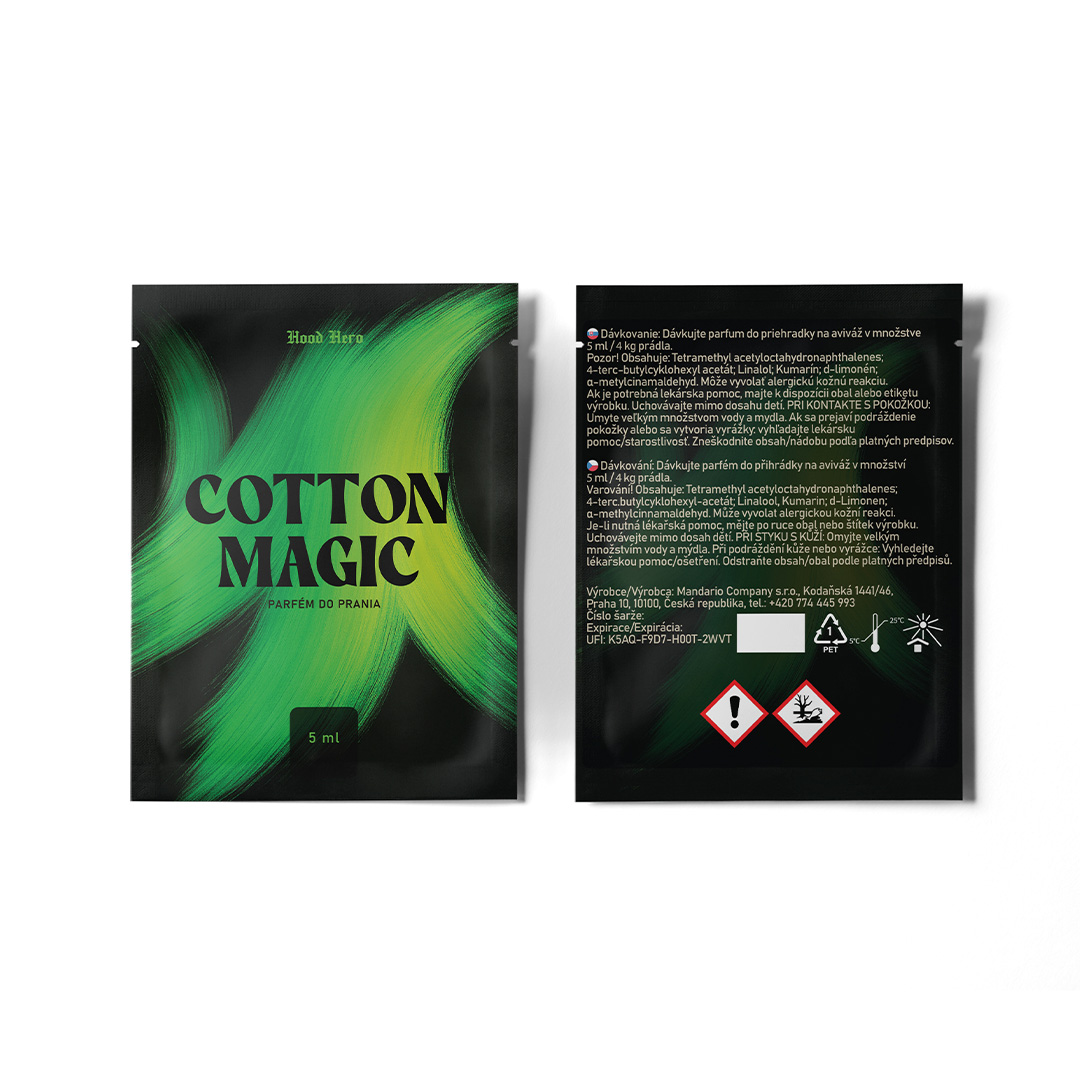 Tester parfém do prania - Cotton Magic (5ml)