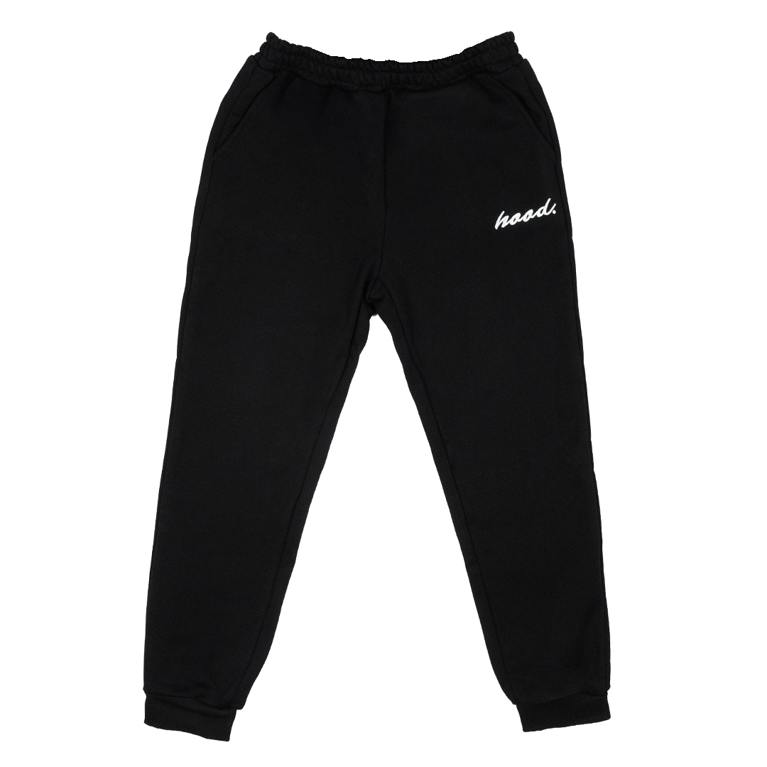 Premium Vintage Joggers - Clean Black
