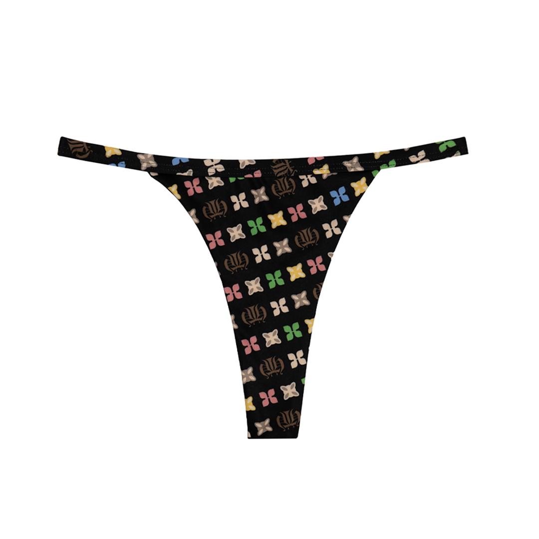 Women’s Bikini Bottom - Black Multicolor