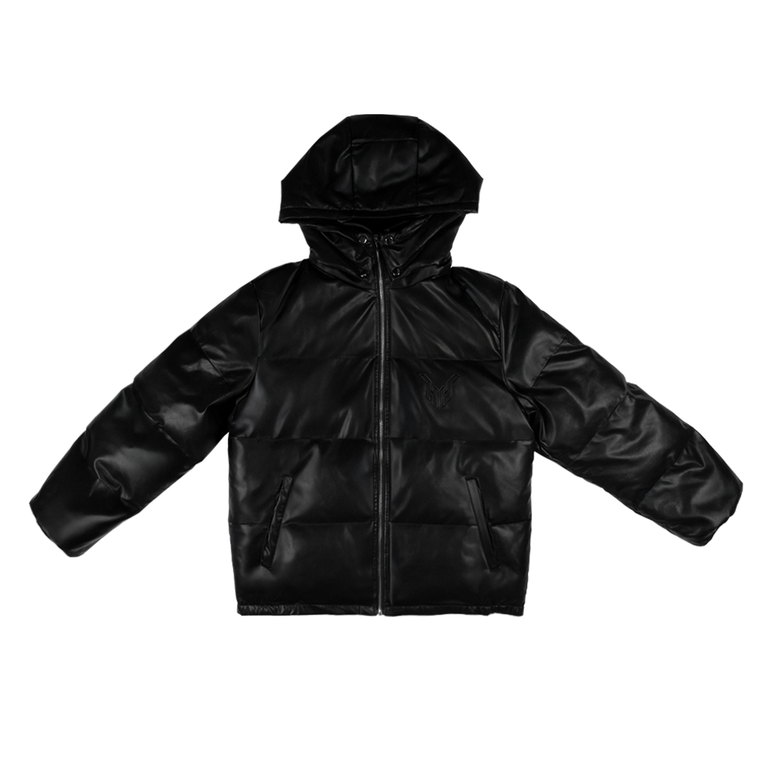Winter Leather Jacket Fly - Onyx Black