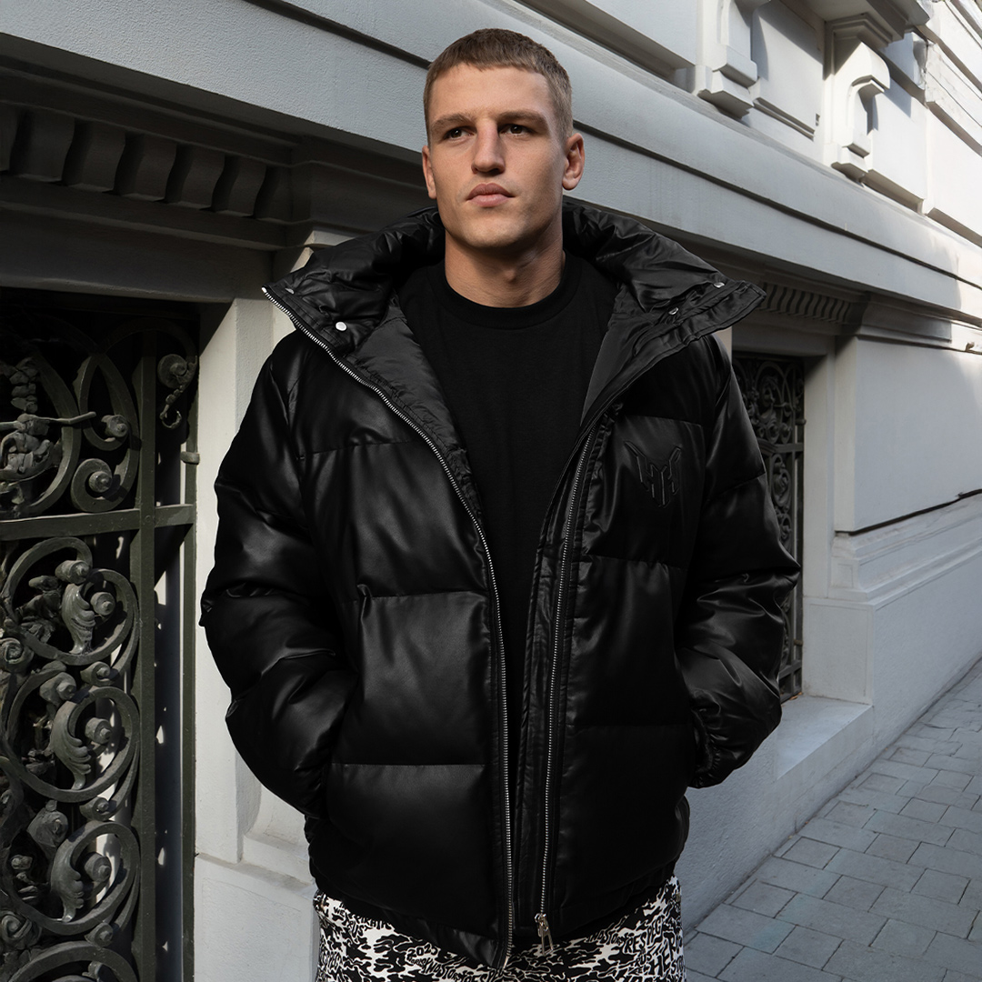 Winter Leather Jacket Fly - Onyx Black