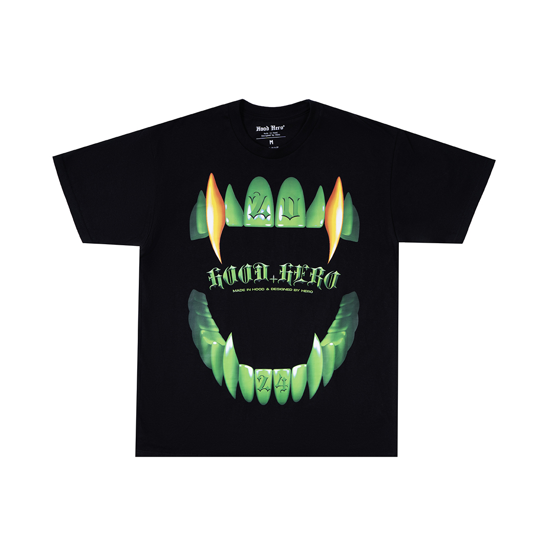 T-shirt Teeth - Black