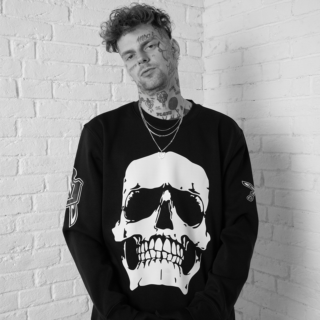 Crewneck Pirat Army Scull