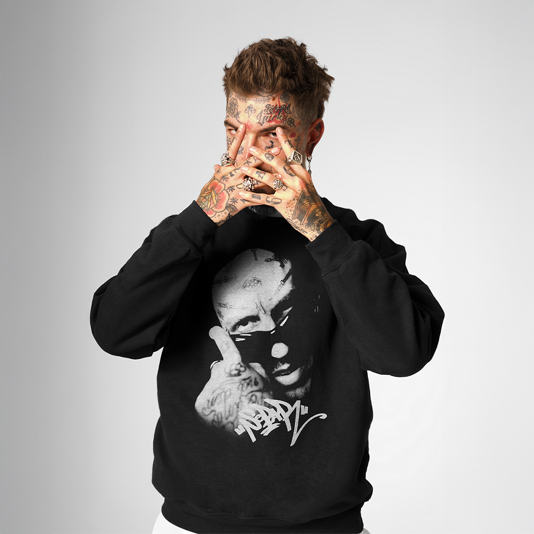 Crewneck Separ Face - Black