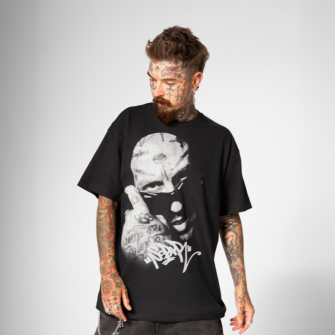 L - T-shirt Separ Face - Black