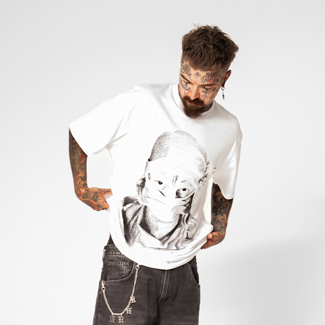 T-shirt Separ Face - White