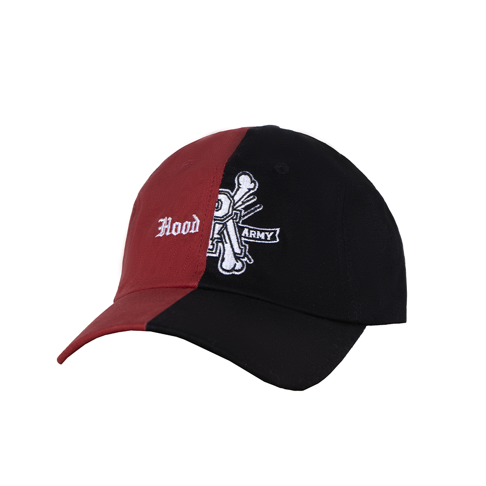 Cap Hood Army - Red / Black