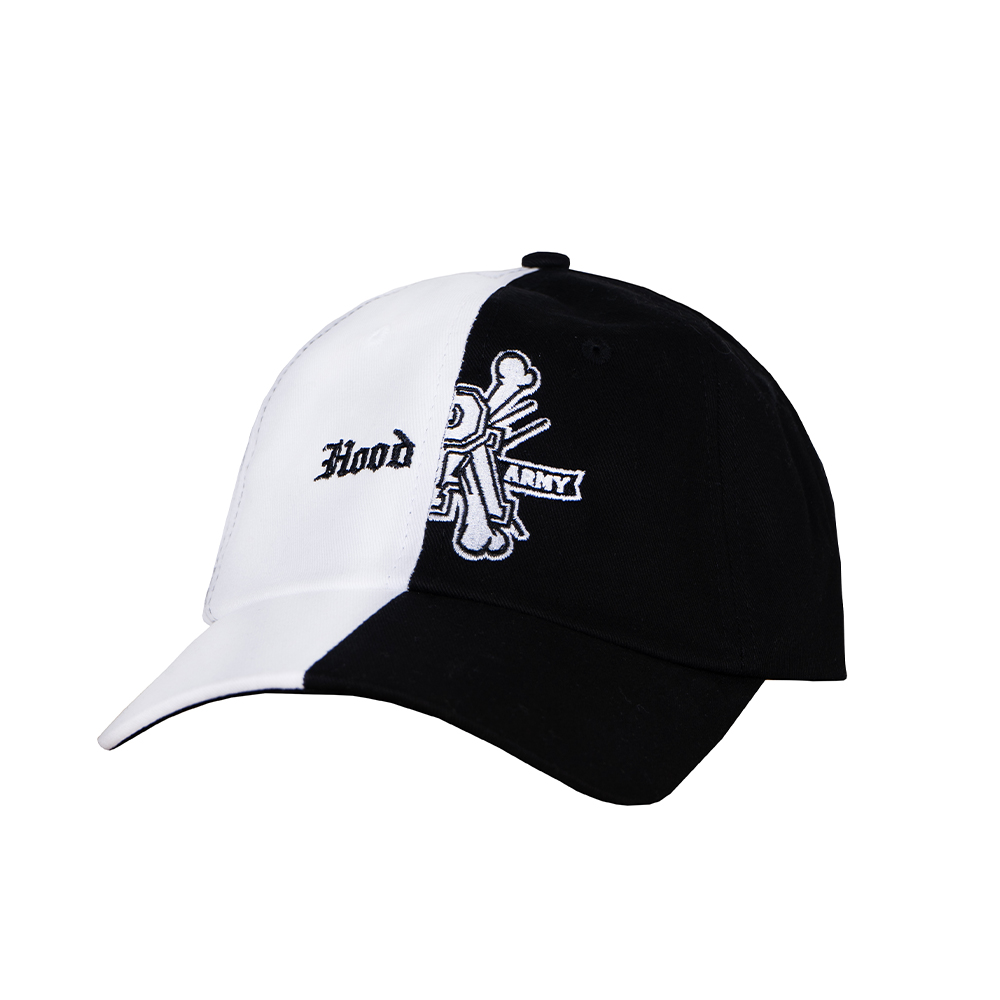 Cap Hood Army - White / Black
