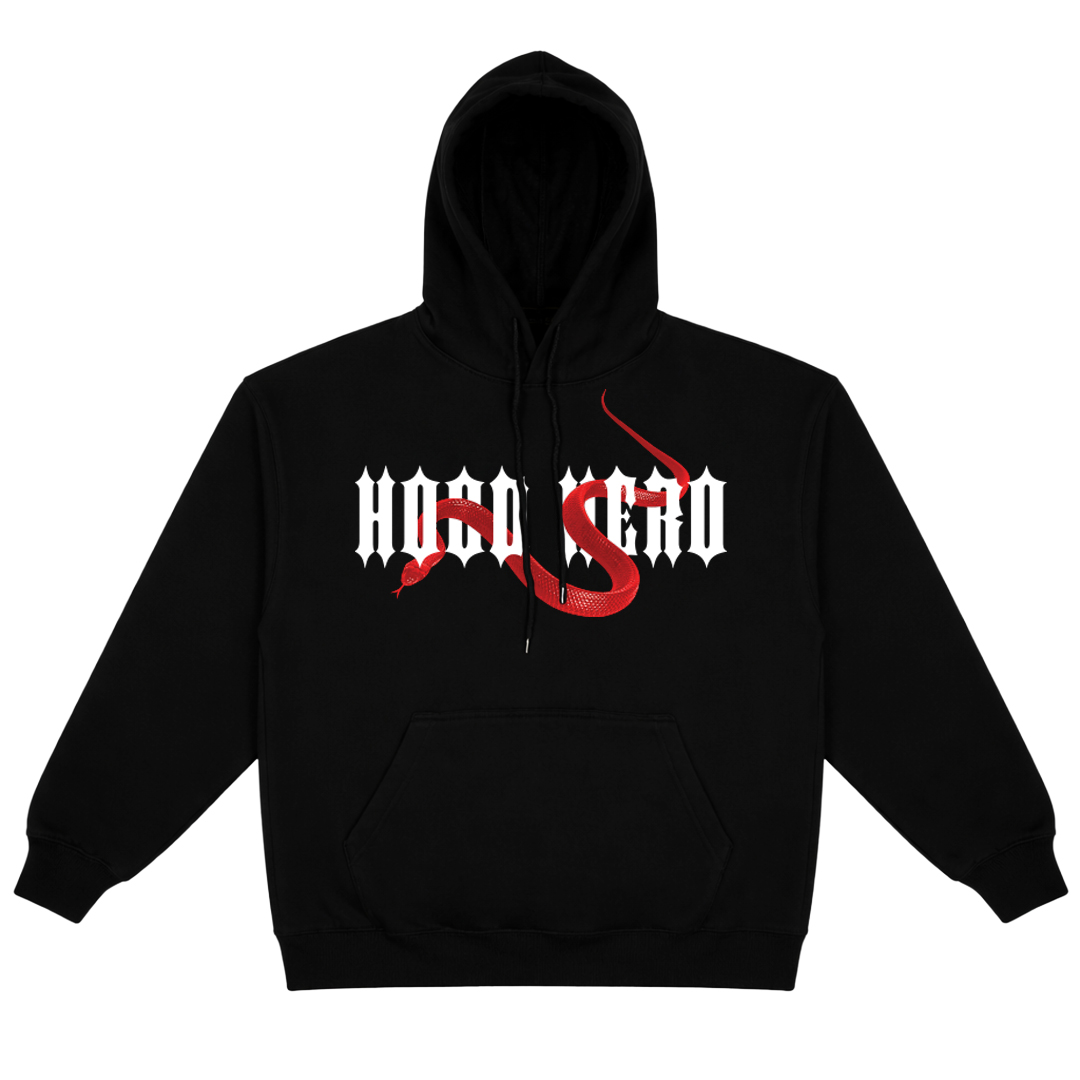 Hoodie Snake - Black