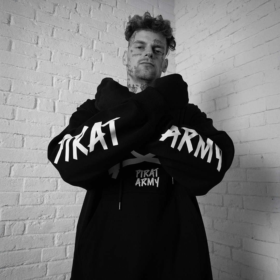 S - Hoodie Pirat Army Nostalgia