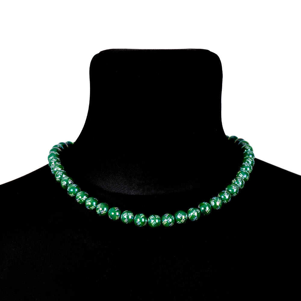 Pearl Chain Monogram - Green