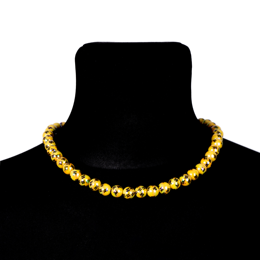 Pearl Chain Monogram - Yellow