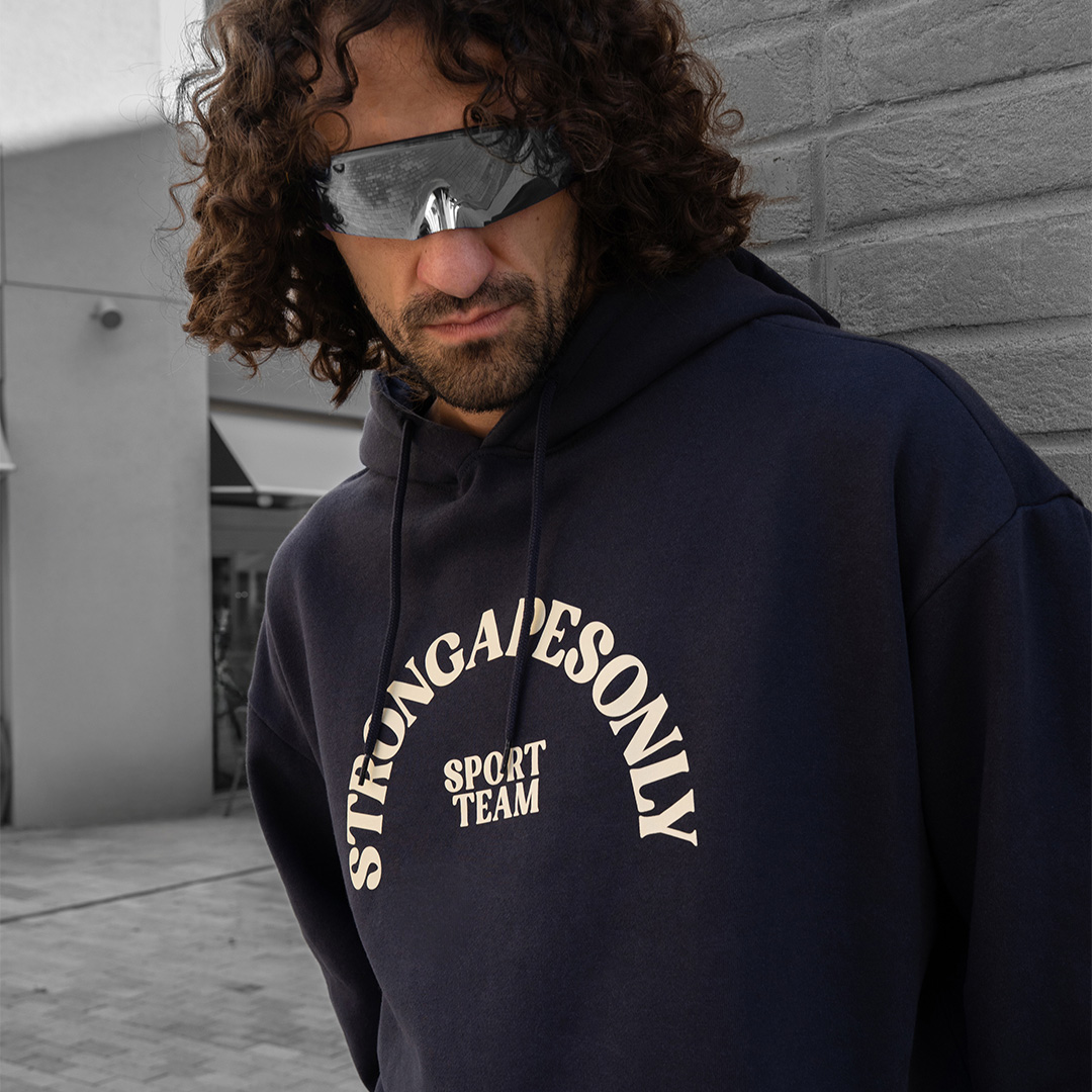 Hoodie Apes Sport - Navy