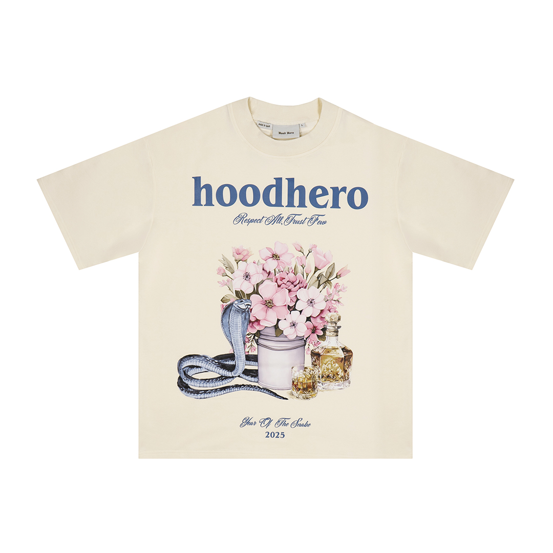 T-shirt Pekne Kvety - Cream