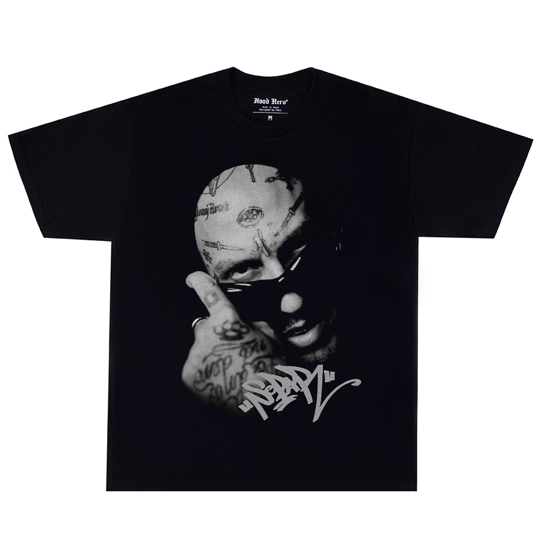 L - T-shirt Separ Face - Black