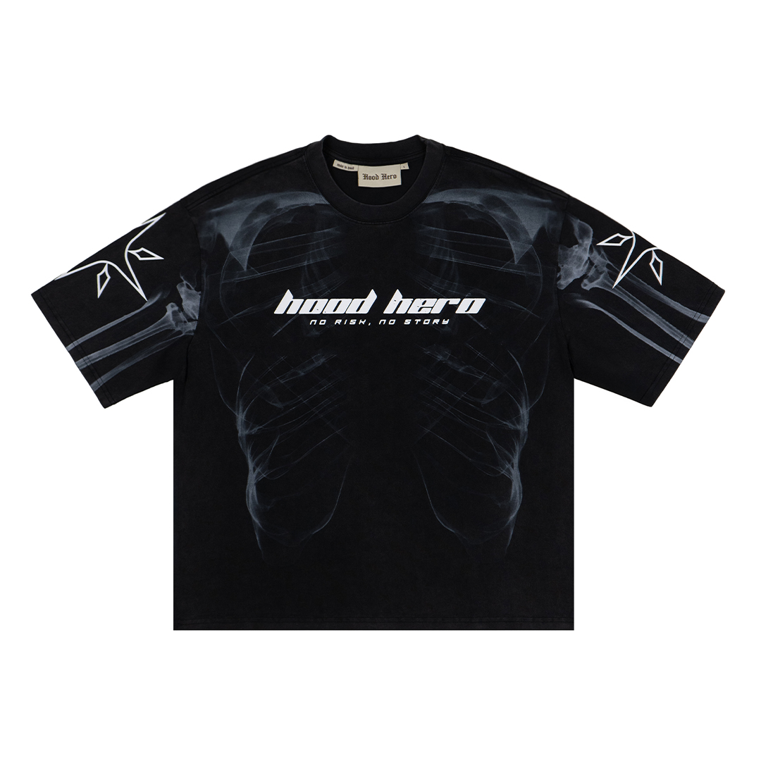 T-shirt No Risk No Story - Black