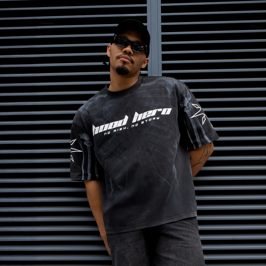 T-shirt No Risk No Story - Black