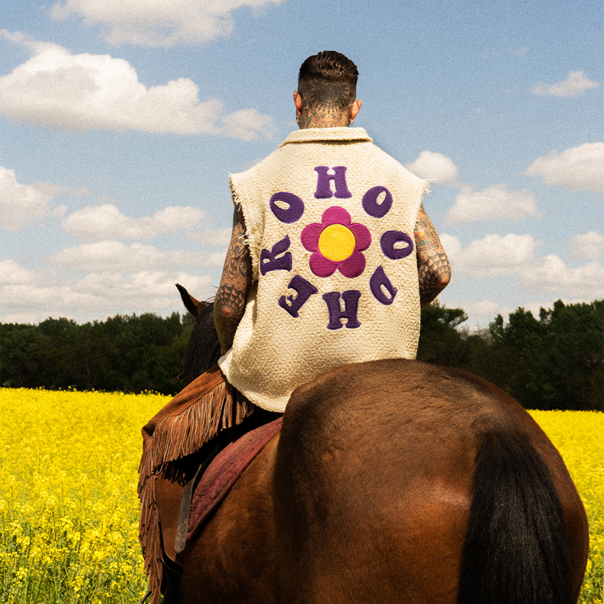 Vest Flower - Purple